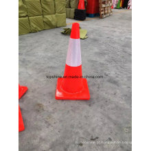 Cone flexível flexível de tráfego rodoviário de segurança rodoviária